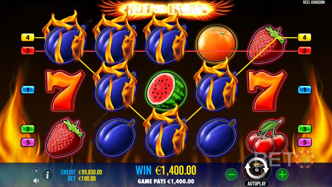 Hot to Burn Review door BETO Slots