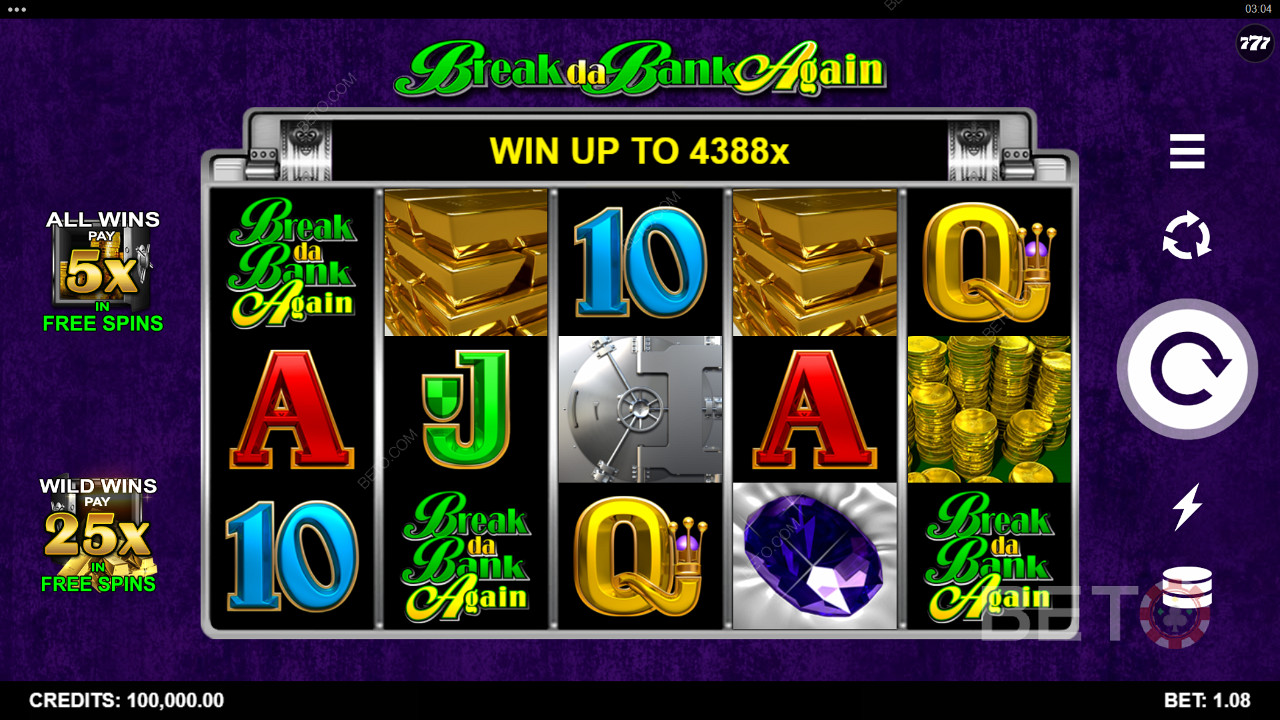 Break da Bank Again Gratis Spelen