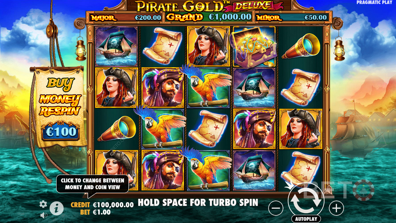 Pirate Gold Deluxe Gratis Spelen