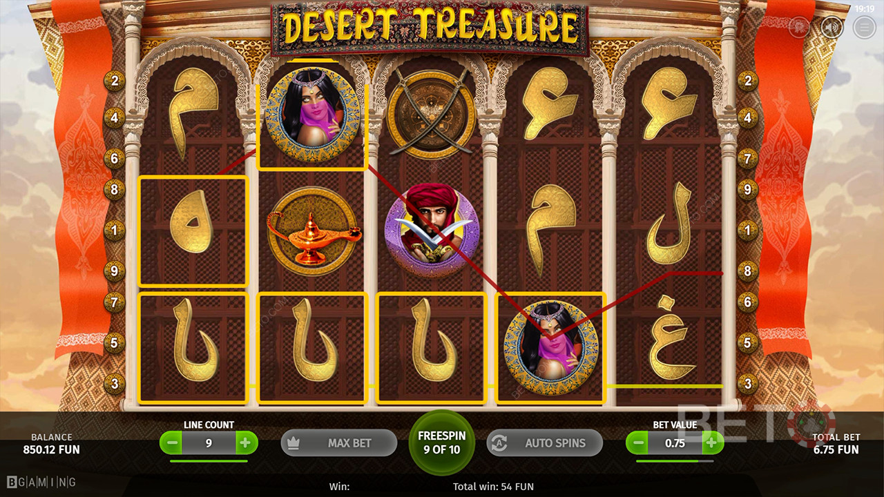Desert Treasure Beoordeling door BETO Slots