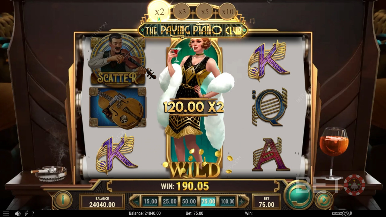 De Betalende Piano Club Review door BETO Slots