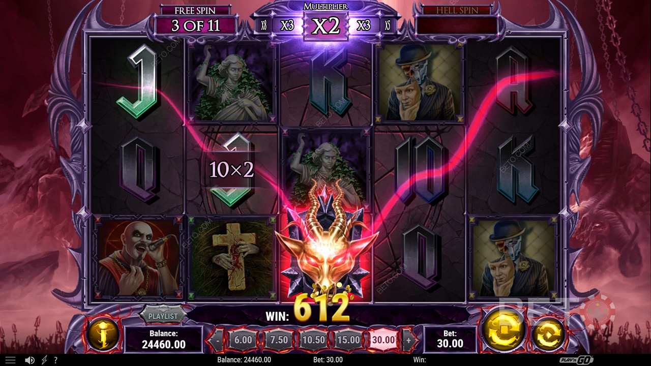 Win 5.000x je inzet in de Demon Slot Online!