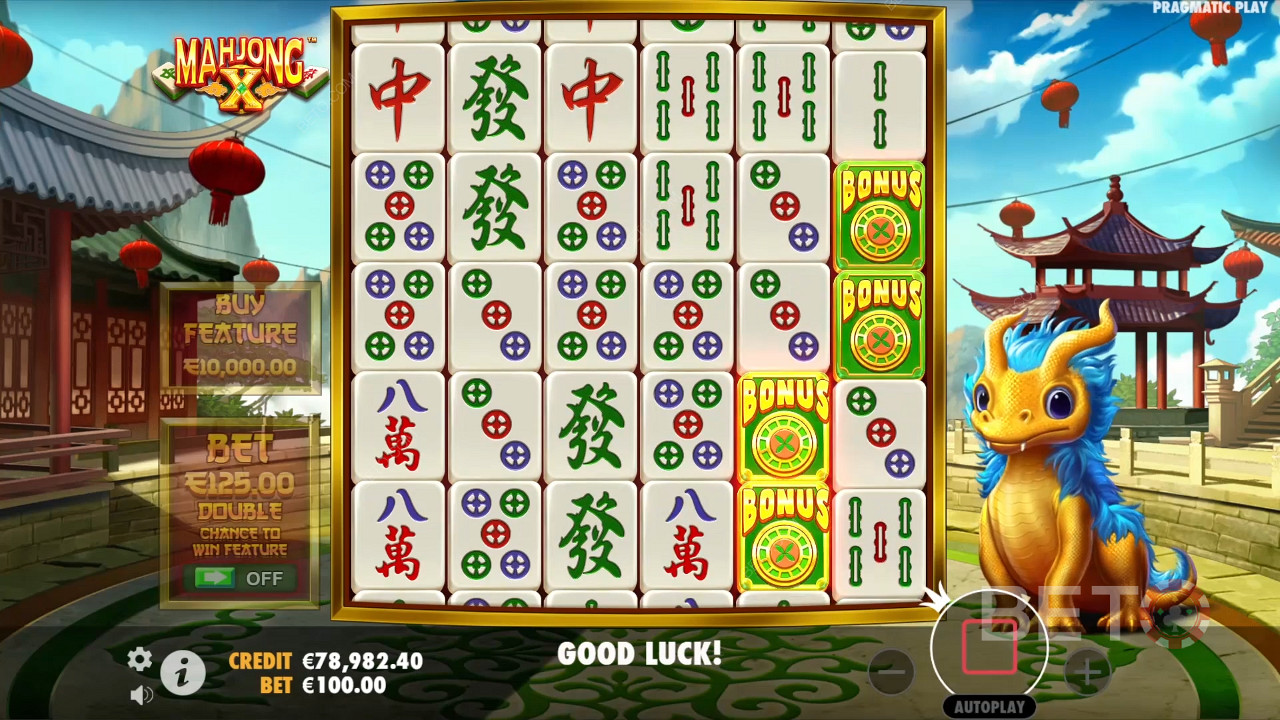 Bonusfuncties uitgelegd in Mahjong X door Pragmatic Play