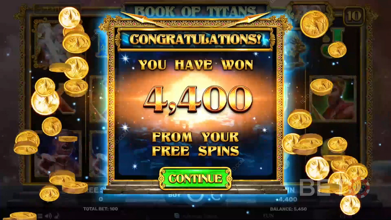 Win 1000 Je inzet in de Book of Titans Slot Online!