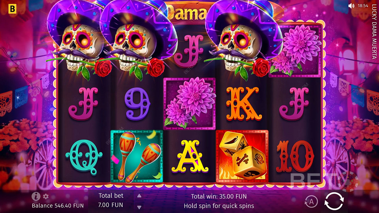 Lucky Dama Muerta Gratis Spelen