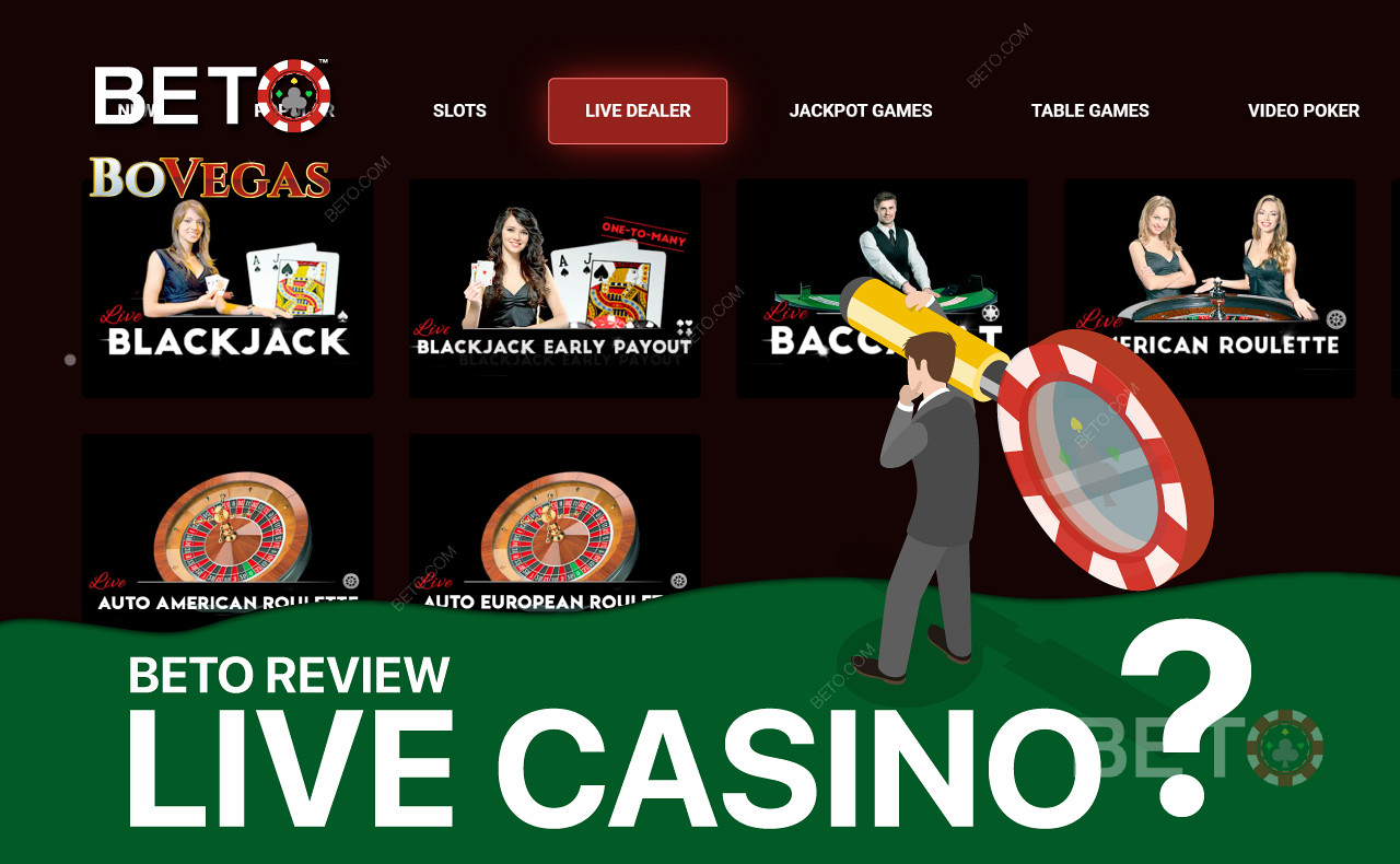 Geniet van de Live Casino-ervaring vanuit je luie stoel