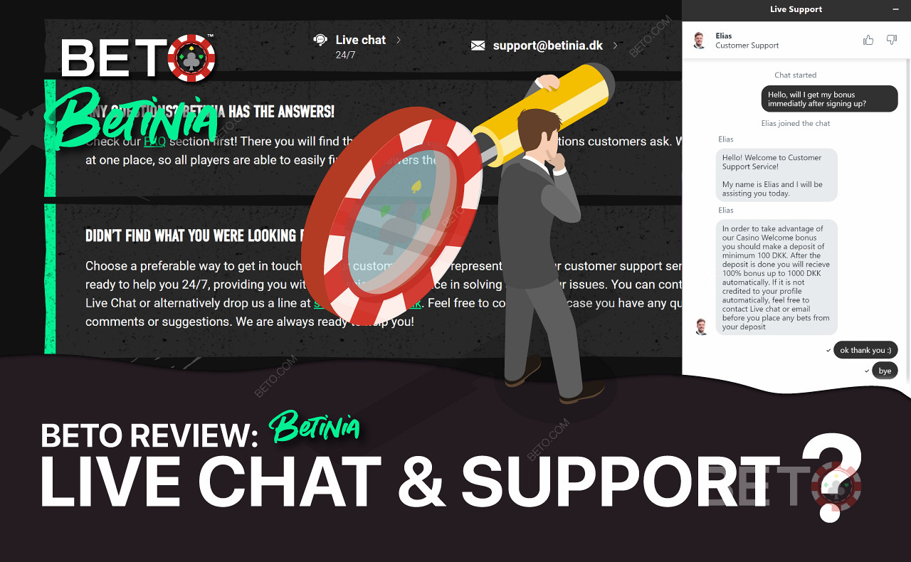 Los problemen eenvoudig op via live chat en ondersteuning