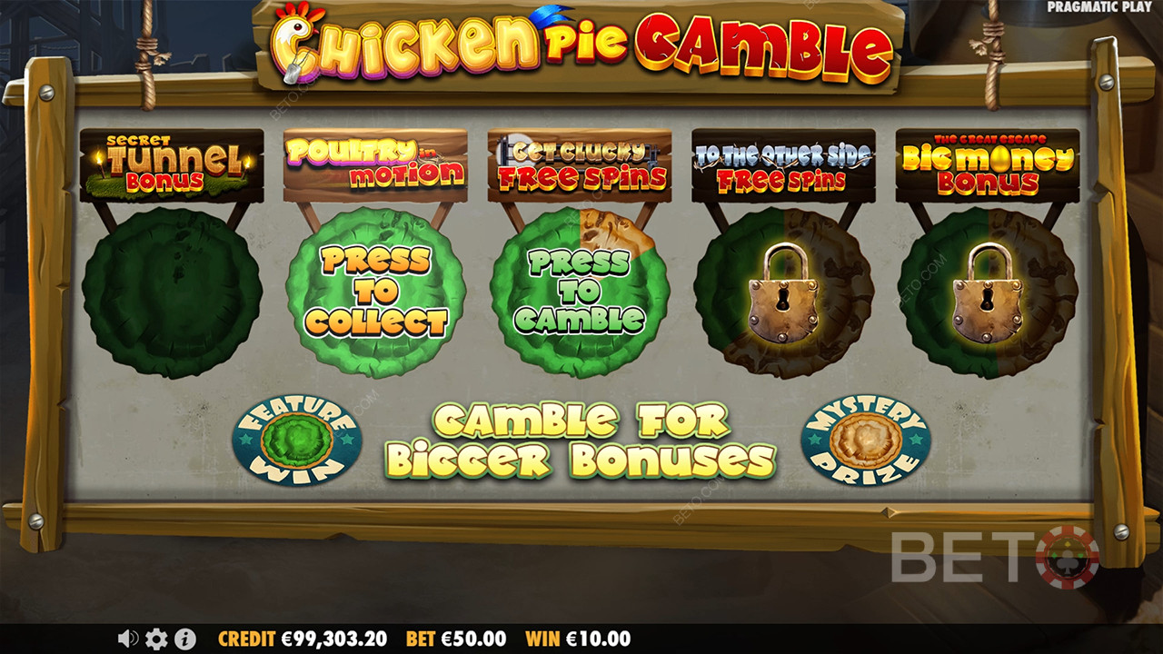 Bonusfuncties uitgelegd in The Great Chicken Escape door Pragmatic Play