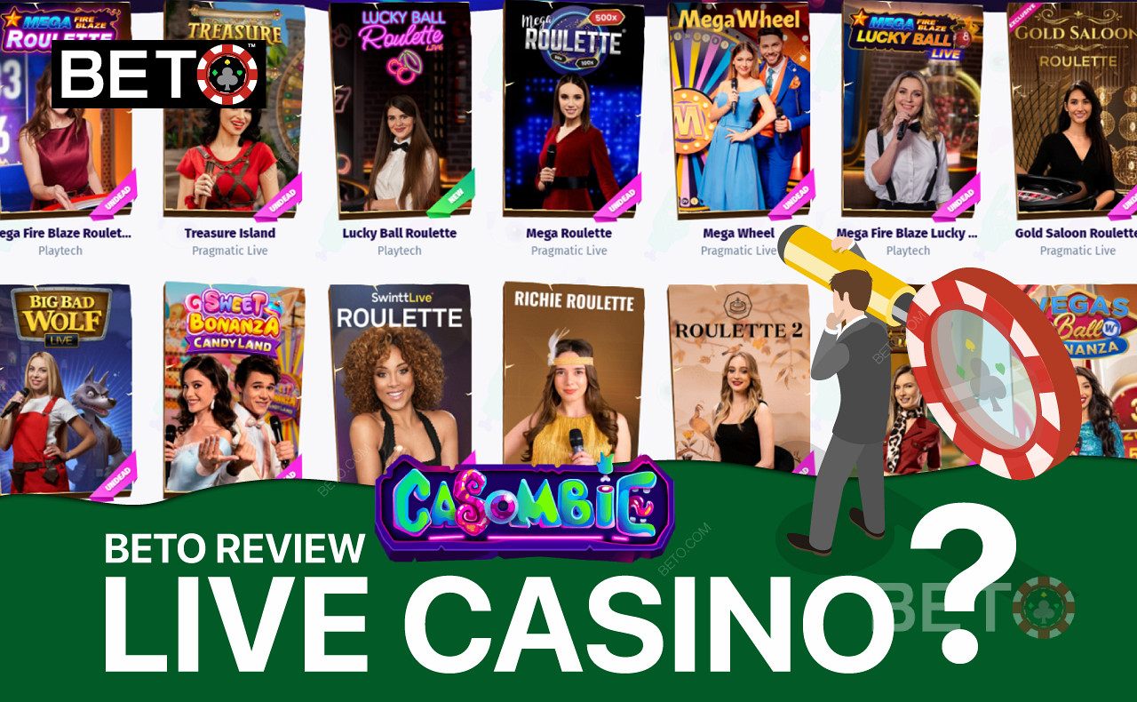 Geniet van een enorme collectie live casinospellen