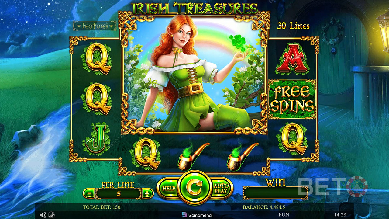 Irish Treasures (Spinomenal) Gratis Spelen