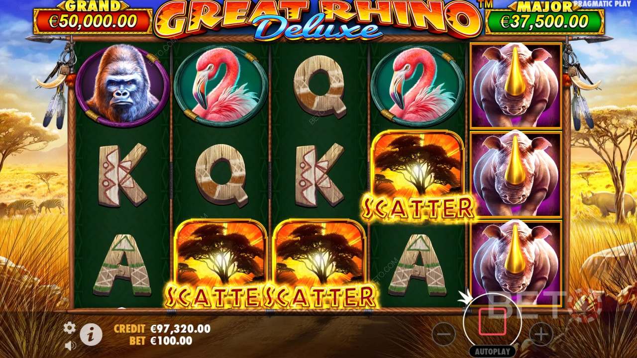 Great Rhino Deluxe gokkast - Ons oordeel