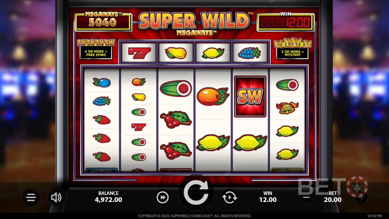 Super Wild Megaways Beoordeling door BETO Slots