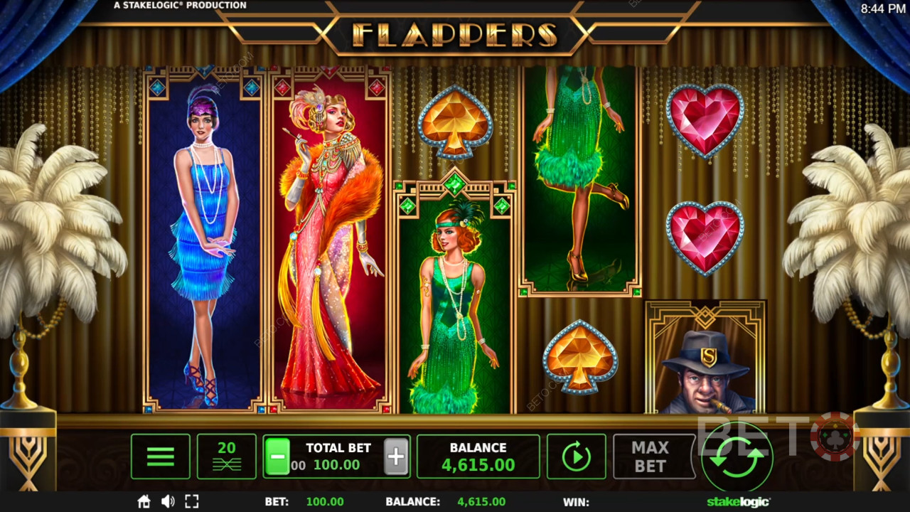 Flappers Review door BETO Slots