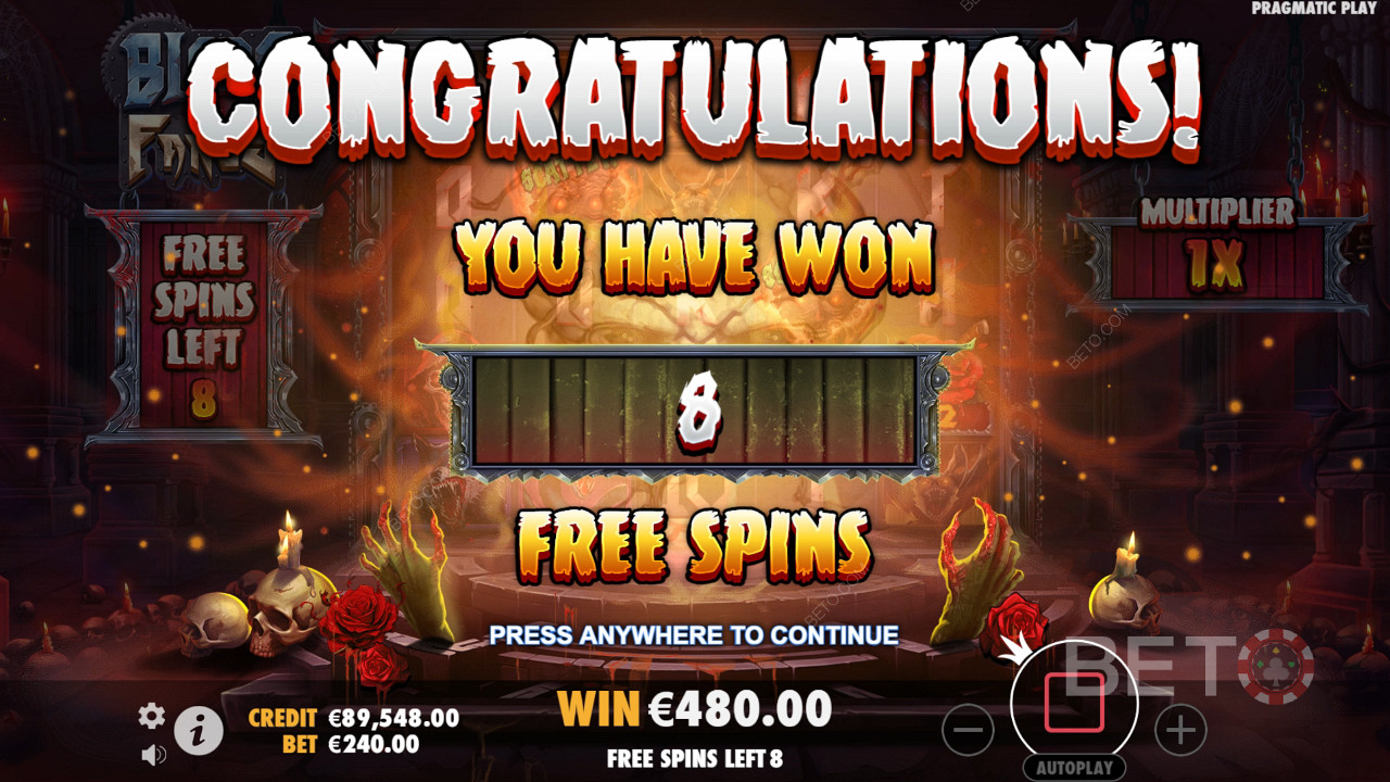 Win 5.000x je inzet in de Blade & Fangs gokkast!