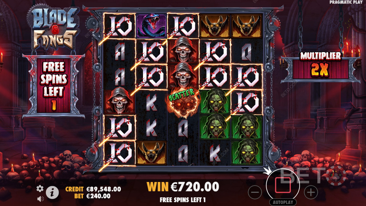 Blade & Fangs Review door BETO Slots