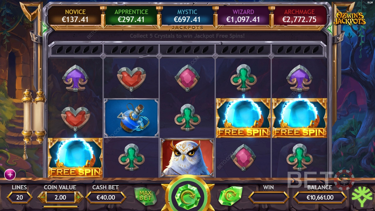 Ozwin's Jackpots Gratis Spelen