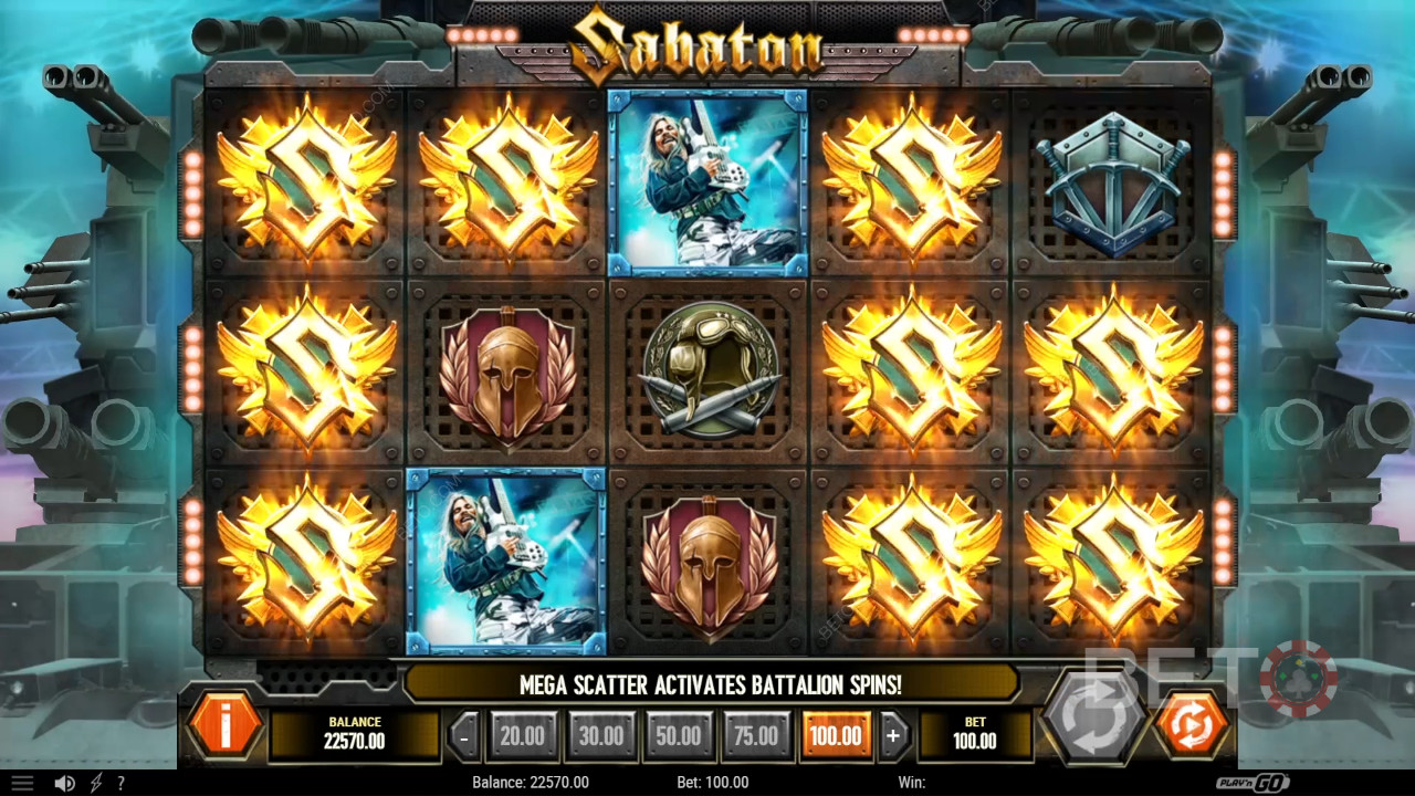 Sabaton Beoordeling door BETO Slots