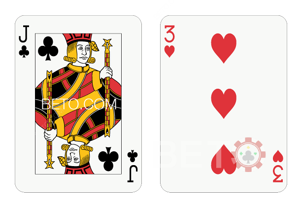 13 - een derde kaart trekken bij blackjack