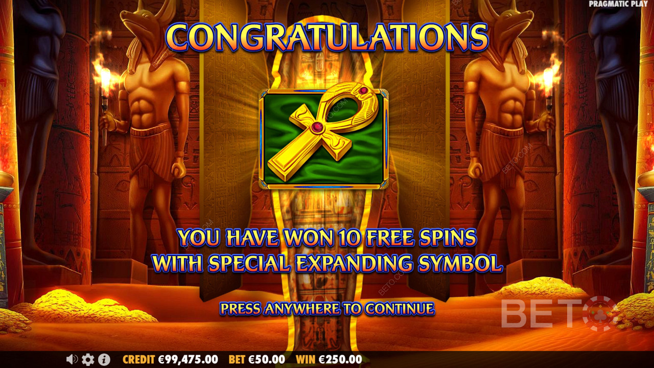Win 5.000x je inzet in de Ancient Egypt Classic Slot Online!