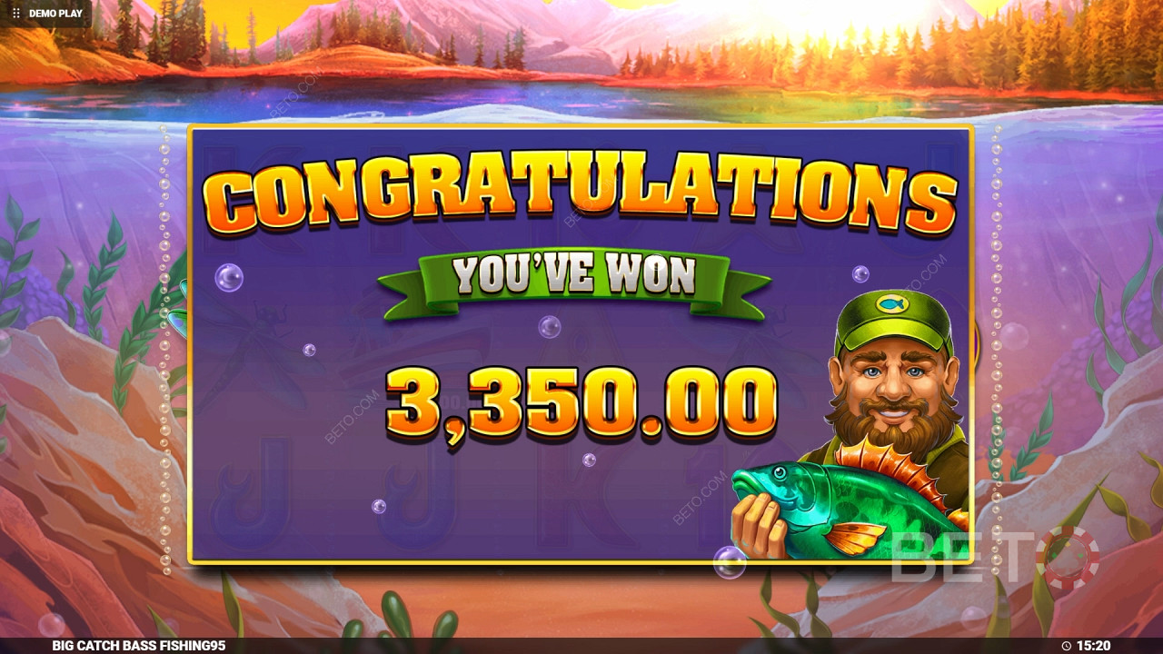 Win 4.000x je inzet in de Big Catch Bass Fishing Slot Online!