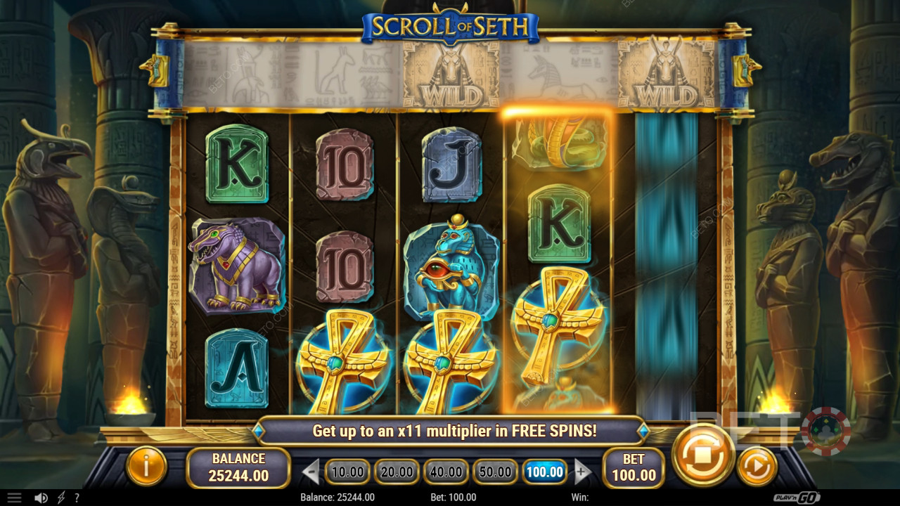 Scroll van Seth Review door BETO Slots
