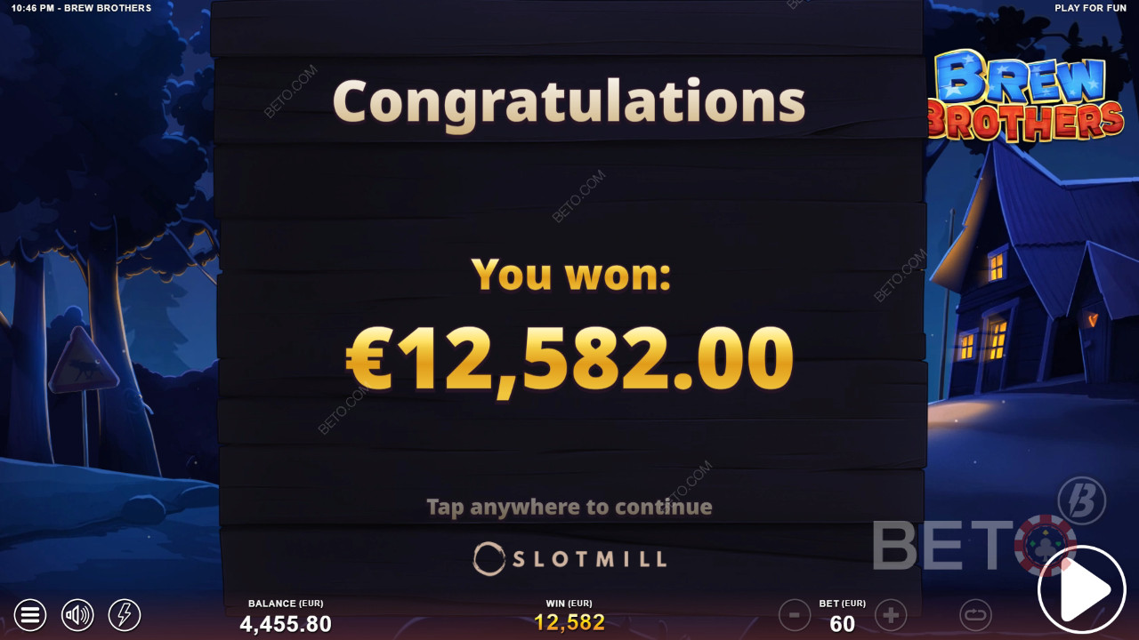 Win 12.000x je inzet in de Brew Brothers Online Gokkast!