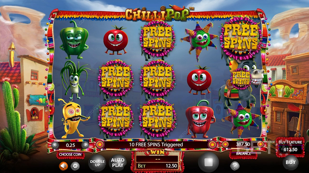 Chilli Pop - Een niet-progressief slotspel met een jackpot van 110.000!