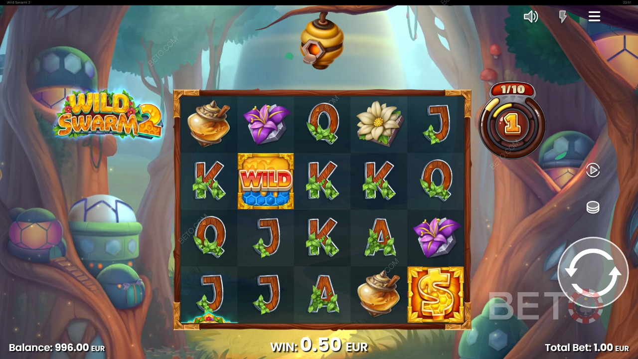 Win 10.000x je inzet in de Wild Swarm 2 gokkast