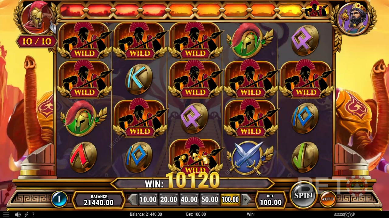 Onverslagen Xerxes Review door BETO Slots