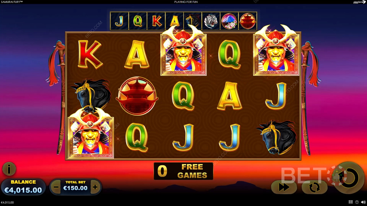 Samurai Fury Beoordeling door BETO Slots