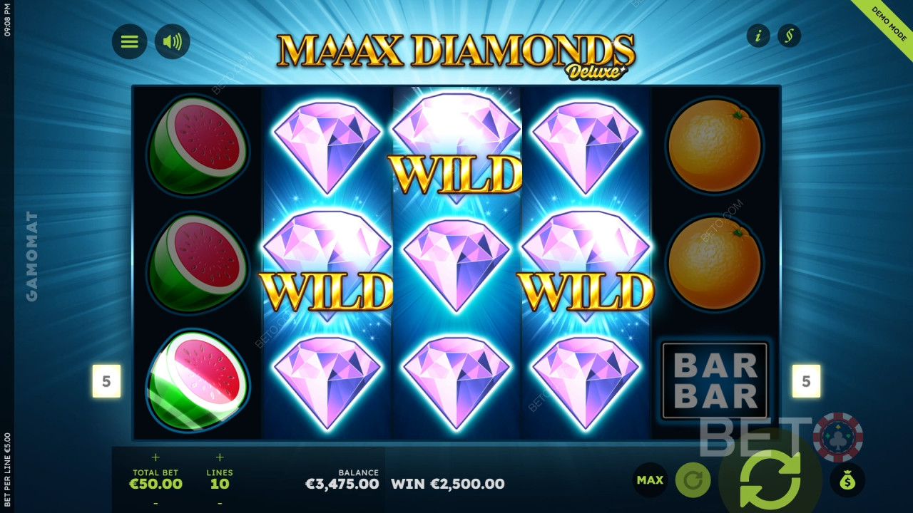 Maaax Diamonds Deluxe Beoordeling door BETO Slots