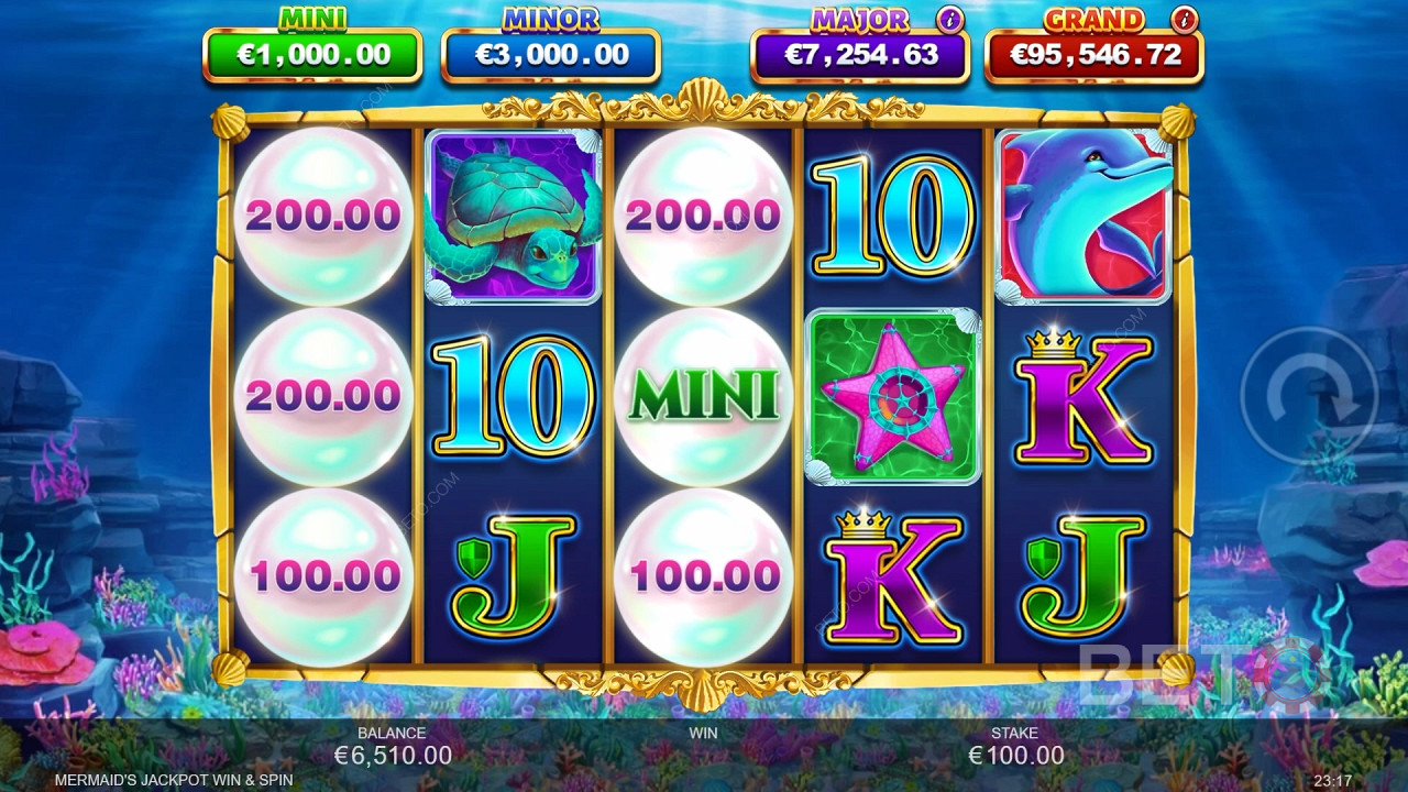 Mermaid's Jackpot Win & Spin Gratis Spelen
