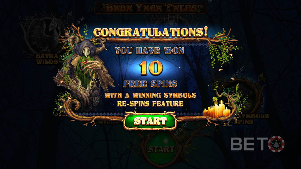 Win 1.000x je inzet in de Baba Yaga Tales online gokkast!