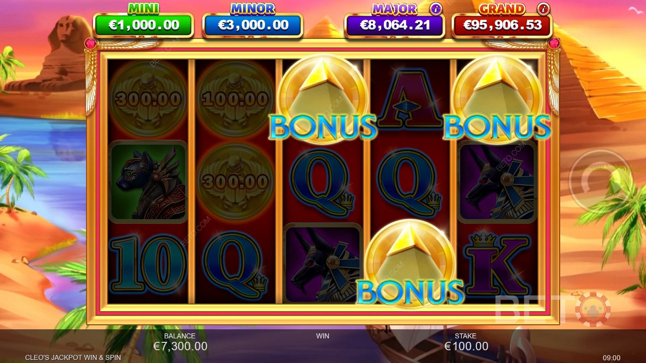Cleo's Jackpot Win & Spin Gratis Spelen