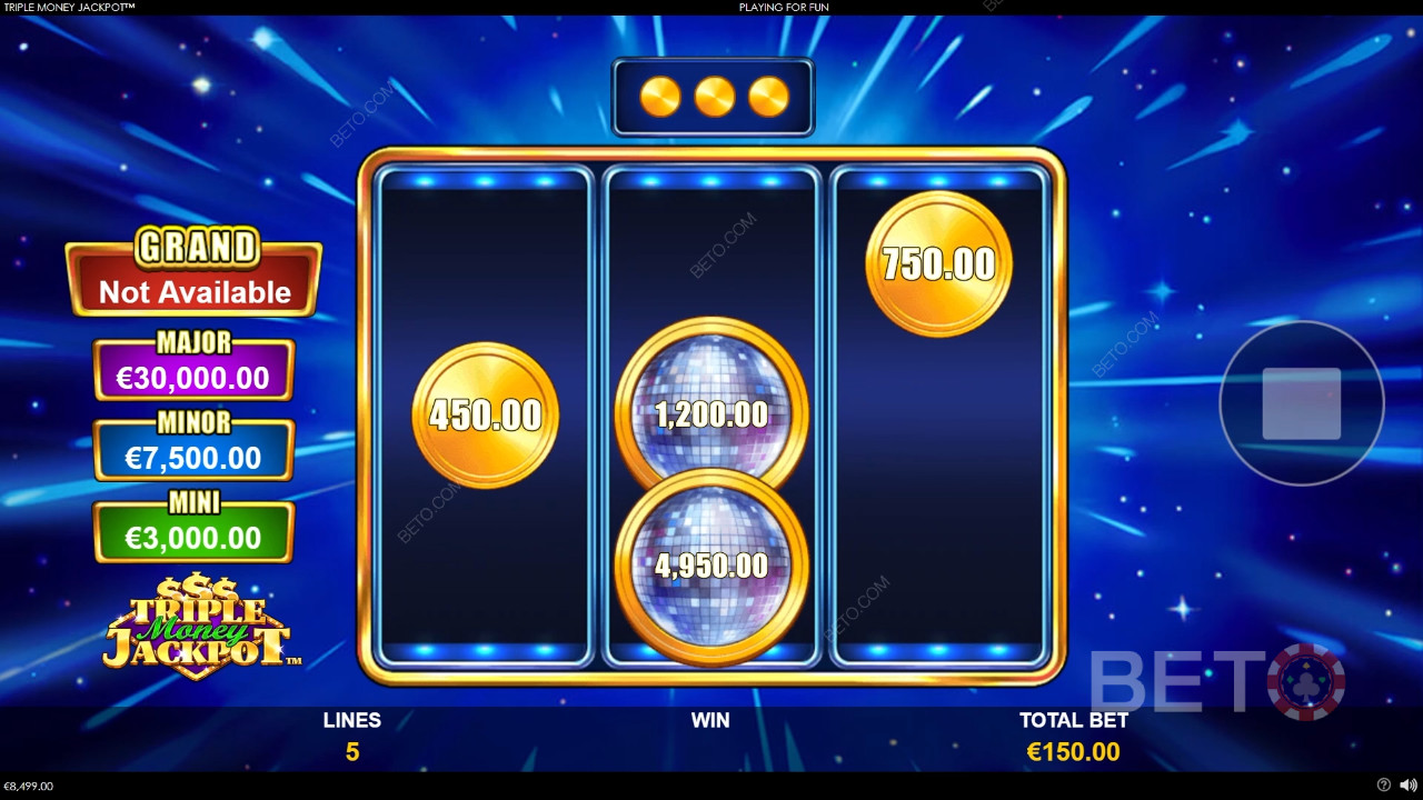 Bonusfuncties uitgelegd in Triple Money Jackpot door Playtech