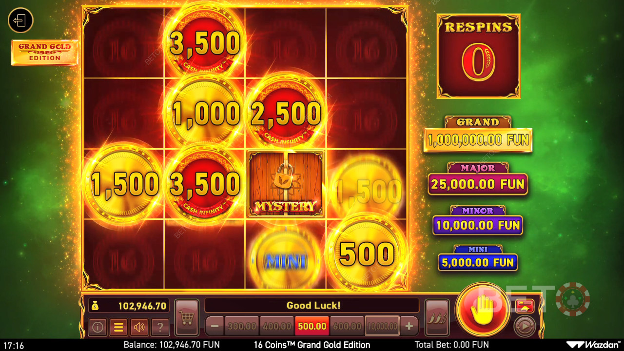 Is 16 Coins Grand Gold Edition gokkast online de moeite waard?