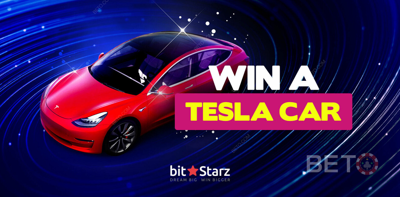 Win een Tesla auto bij Bitstarz!