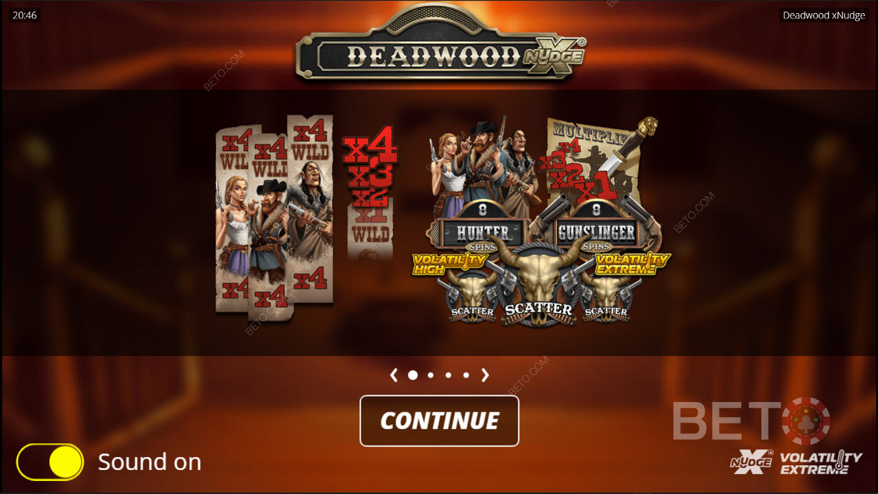 Deadwood een XNudge slot spel van Nolimit City