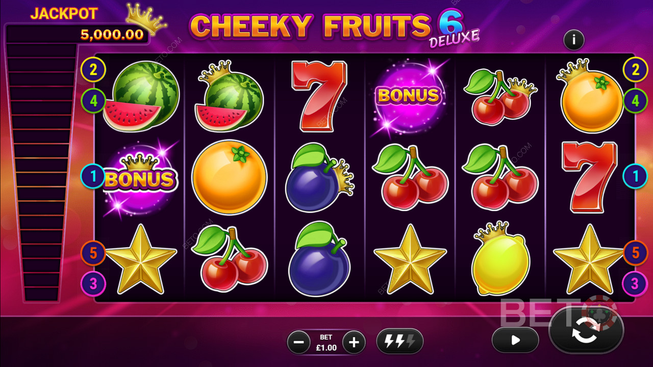 Cheeky Fruits 6 Deluxe  Gratis Spelen
