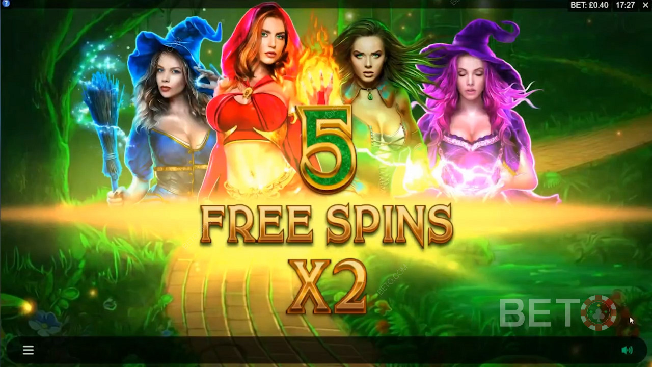Land ten minste 3 Scatter symbolen naar Free Spins modus om meer bonussen en prijzen te verdienen