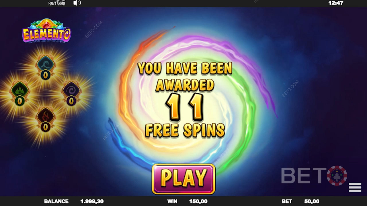 Win Free Spins en vermenigvuldig uw winsten in de videoslot Elemento