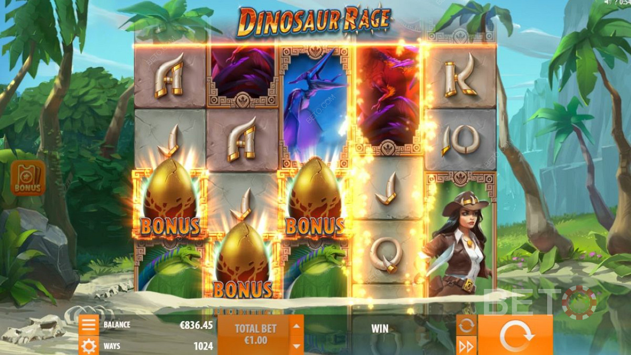 Speciale bonussen van Dinosaur Rage