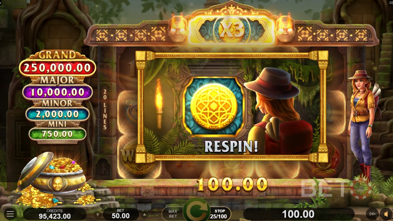 Geniet van Respins met Multiplier Wilds in Amber Sterling