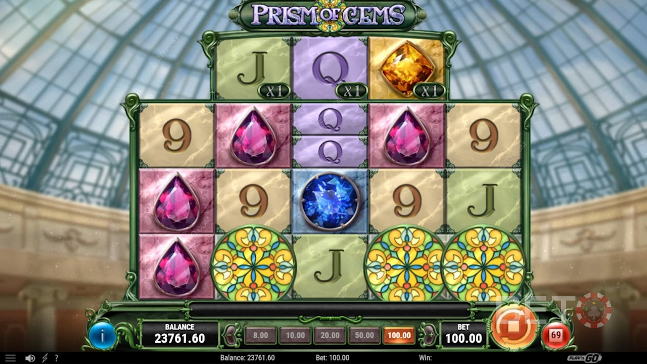 Prism of Gems video slot - Glimmende kleurrijke edelstenen