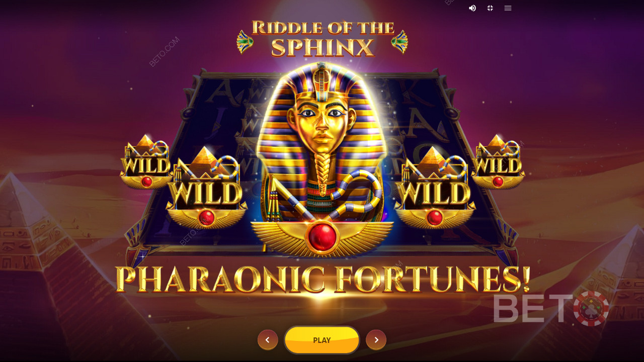 Pharaonic Fortunes speciale bonus in Riddle Of The Sphinx