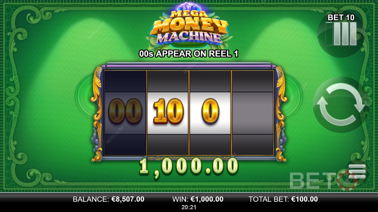 Mega Money Machine beoordeling door BETO speelautomaten