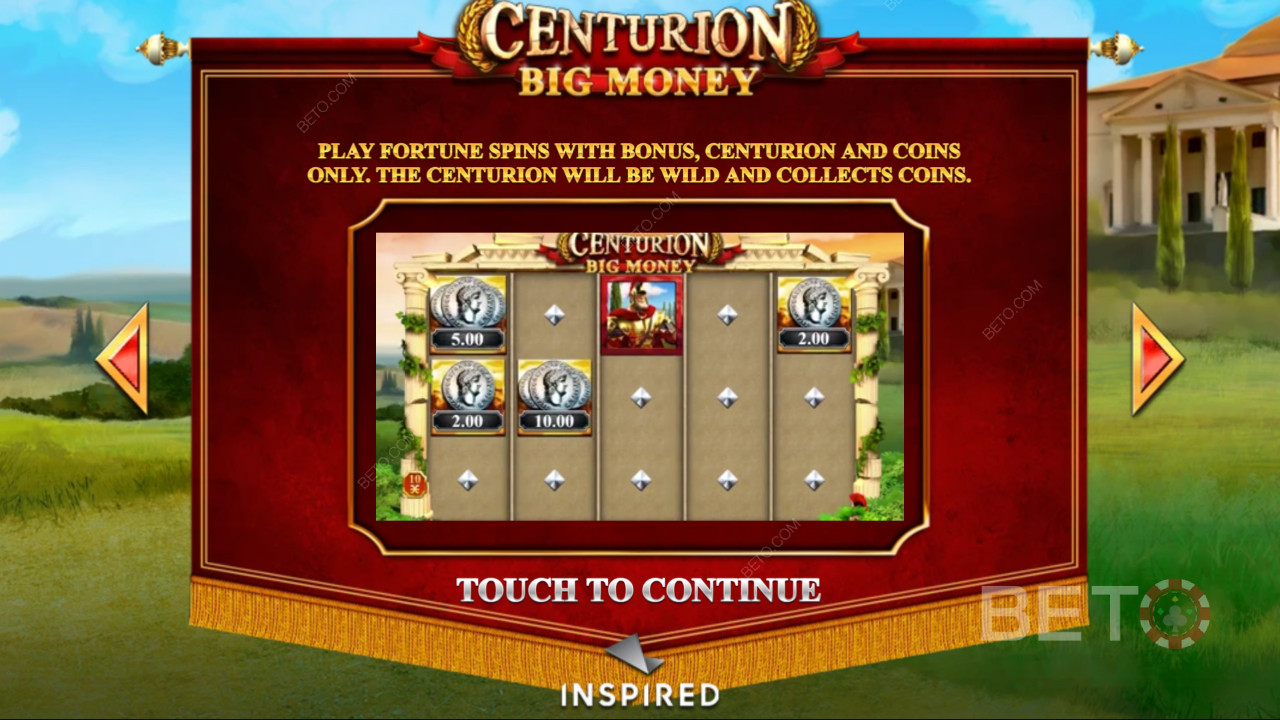 Centurion Big Money videoslot - Ons oordeel