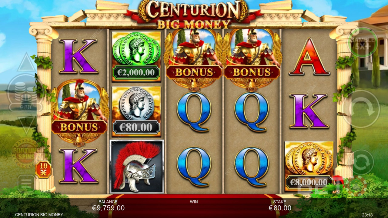 Centurion Groot Geld Review door BETO Slots