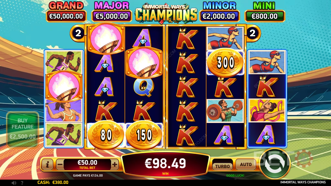 Onsterfelijke Manieren Kampioenen Review door BETO Slots
