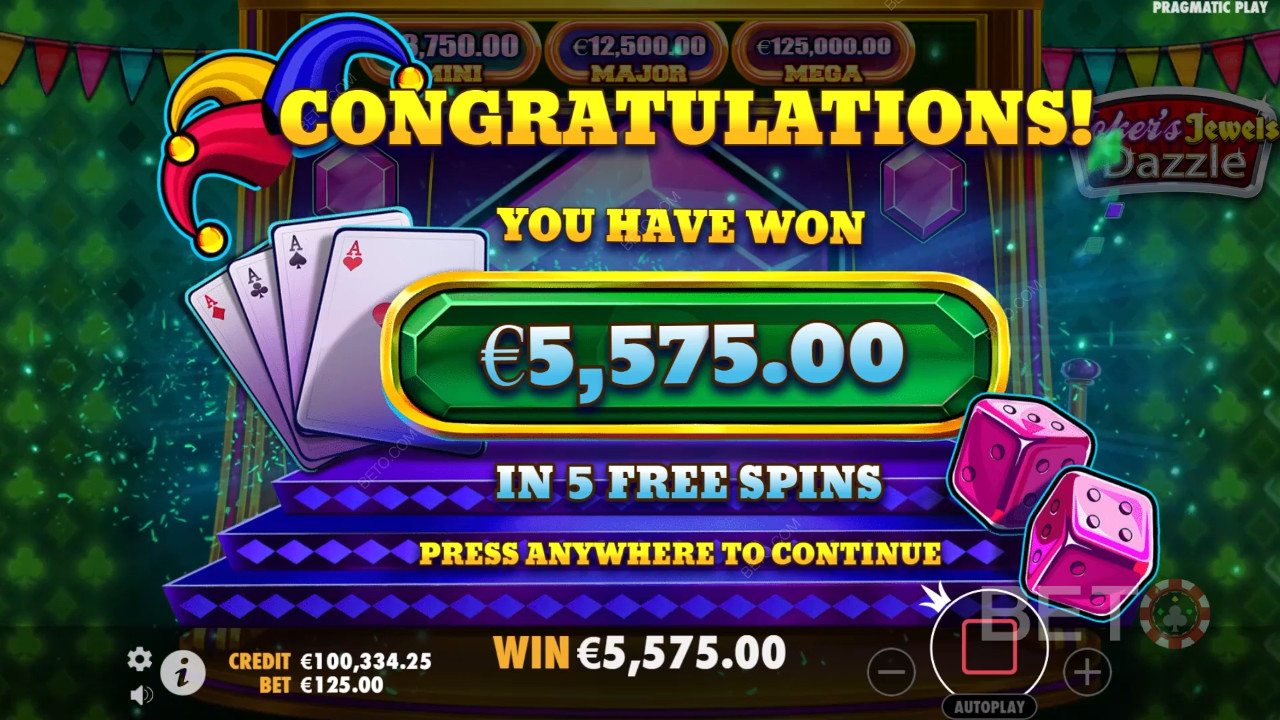 Win 2.000x je inzet in de Joker